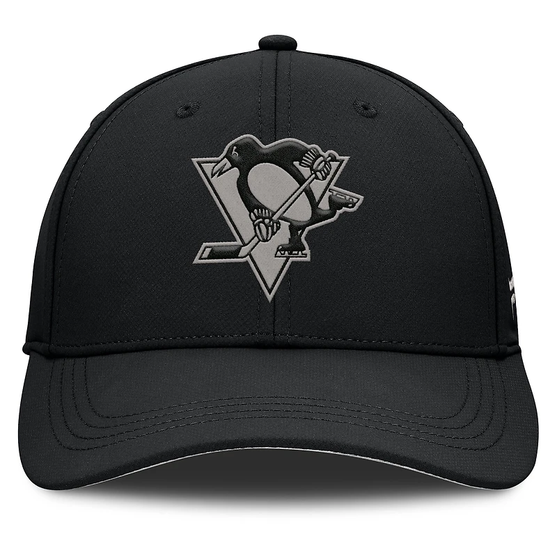 Men's Fanatics Black Pittsburgh Penguins Homage Adjustable Hat