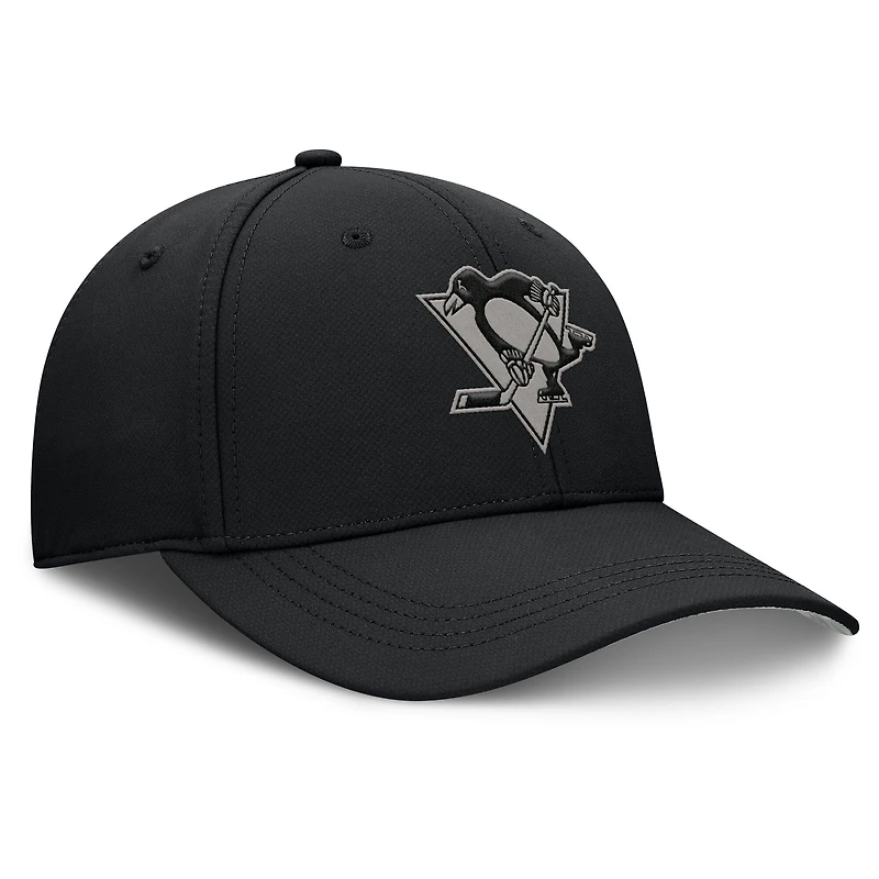 Men's Fanatics Black Pittsburgh Penguins Homage Adjustable Hat