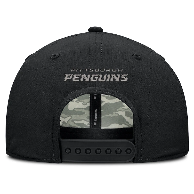 Men's Fanatics Black Pittsburgh Penguins Homage Adjustable Hat