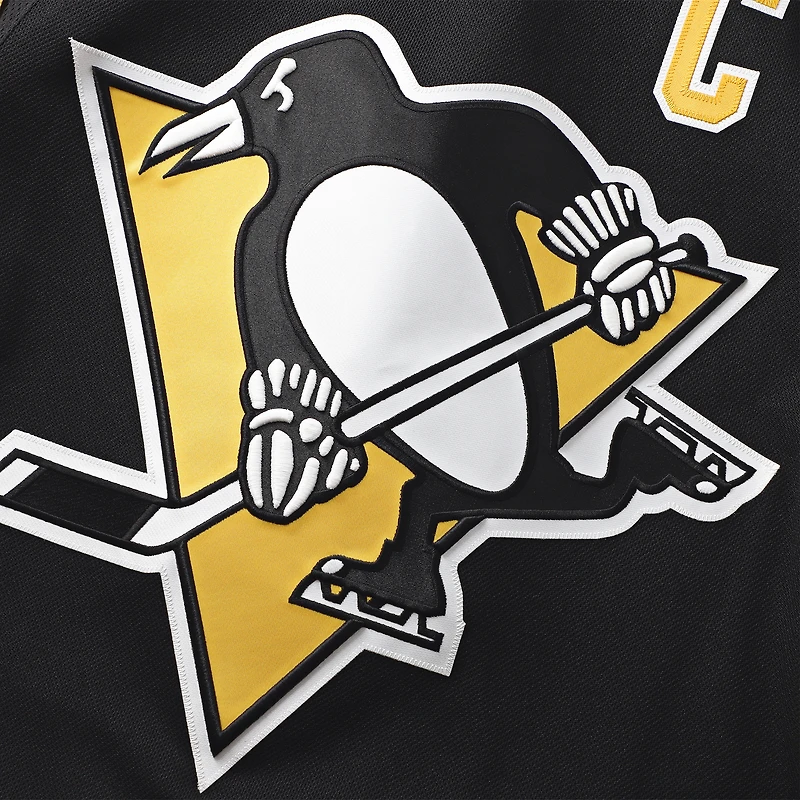 Men's Fanatics Black Pittsburgh Penguins Home Premium Custom Jersey