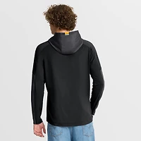 T-shirt à capuche manches longues pour homme Fanatics Black Pittsburgh Penguins Penalty Shot