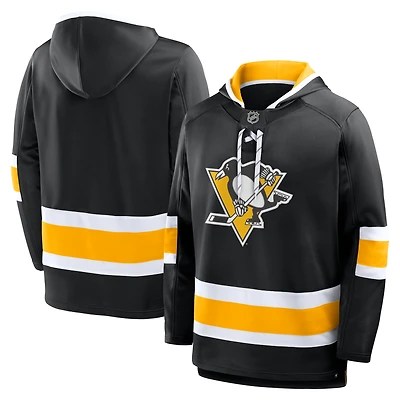 Men's Fanatics Black Pittsburgh Penguins Prime Time Fleece Hoodie