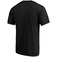 T-shirt noir avec logo principal de l'équipe des Penguins Pittsburgh Fanatics pour hommes
