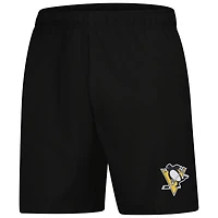 Men's Fanatics  Black Pittsburgh Penguins Tech Training Shorts