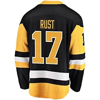 Men's Fanatics Bryan Rust Black Pittsburgh Penguins Home Breakaway Player Jersey