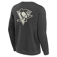 Sweat-shirt à capuche pour homme Fanatics Charcoal Pittsburgh Penguins Elements Future Ground Lettering