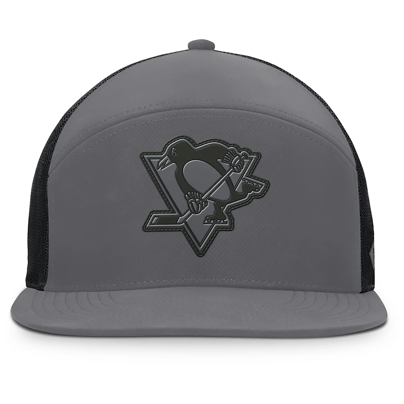 Casquette ajustable Fairweather pour hommes Fanatics Charcoal Pittsburgh Penguins