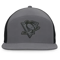 Casquette ajustable Fairweather pour hommes Fanatics Charcoal Pittsburgh Penguins
