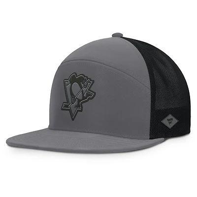 Men's Fanatics Charcoal Pittsburgh Penguins Fairweather Adjustable Hat