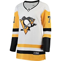 Maillot de joueur Premier Breakaway des Penguins Pittsburgh blanc Evgeni Malkin Fanatics pour hommes