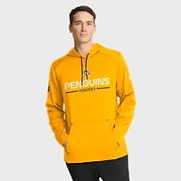Men's Fanatics Gold Pittsburgh Penguins Authentic Pro Rink Hoodie