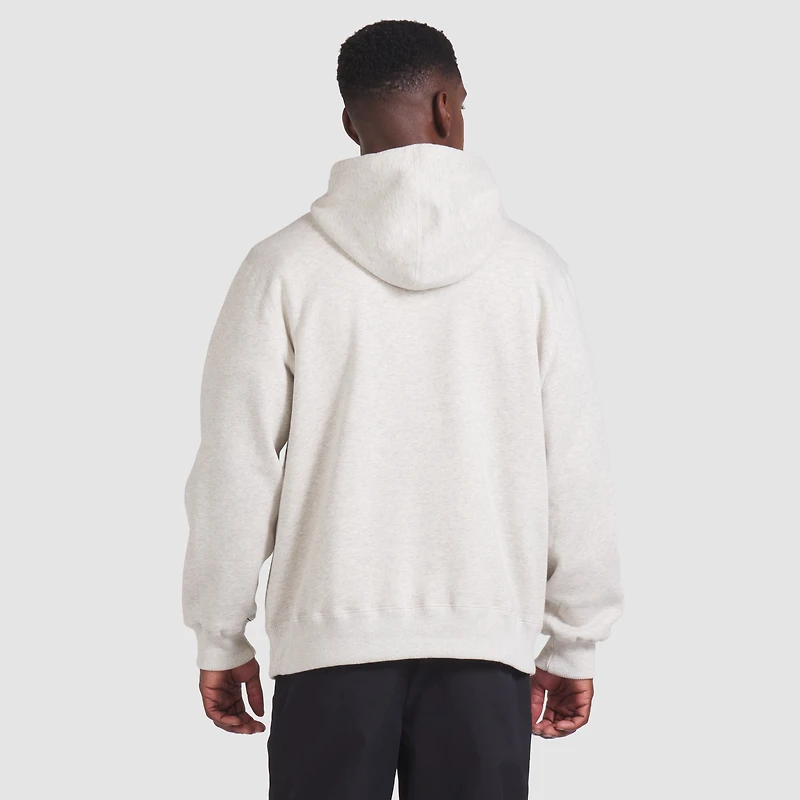 Sweat à capuche en polaire gris Fanatics Pittsburgh Penguins fabriqué au Canada pour hommes