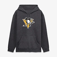 Men's Fanatics Heather Charcoal Pittsburgh Penguins Essential Hoodie