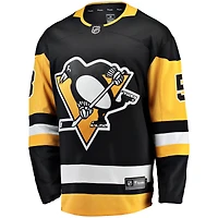 Men's Fanatics Kris Letang Black Pittsburgh Penguins Breakaway - Player Jersey