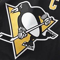 Maillot Premium à domicile noir des Penguins de Pittsburgh Fanatics Kris Letang pour hommes