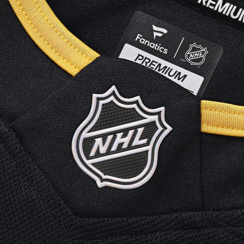Maillot Premium à domicile noir des Penguins de Pittsburgh Fanatics Kris Letang pour hommes