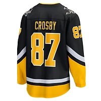 Men's Fanatics Sidney Crosby Black Pittsburgh Penguins Alternate - Premier Breakaway Player Jersey