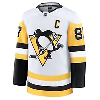Maillot extérieur Premium blanc Sidney Crosby des Penguins de Pittsburgh pour hommes Fanatics