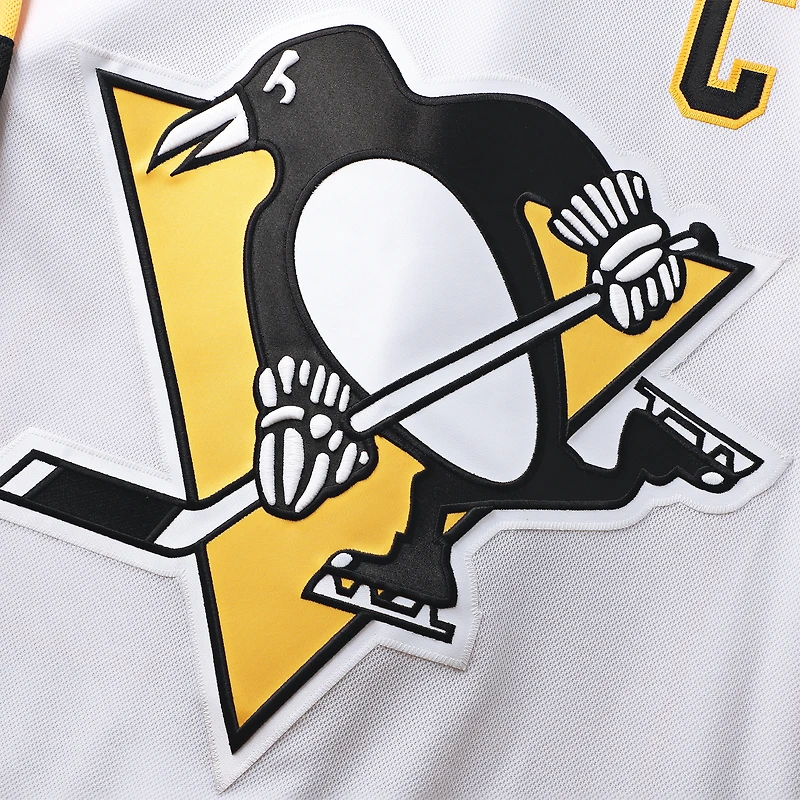 Maillot extérieur Premium blanc Sidney Crosby des Penguins de Pittsburgh pour hommes Fanatics