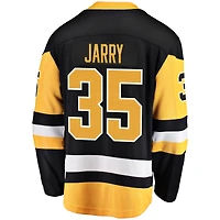 Men's Fanatics Tristan Jarry Black Pittsburgh Penguins Home Breakaway Player Jersey