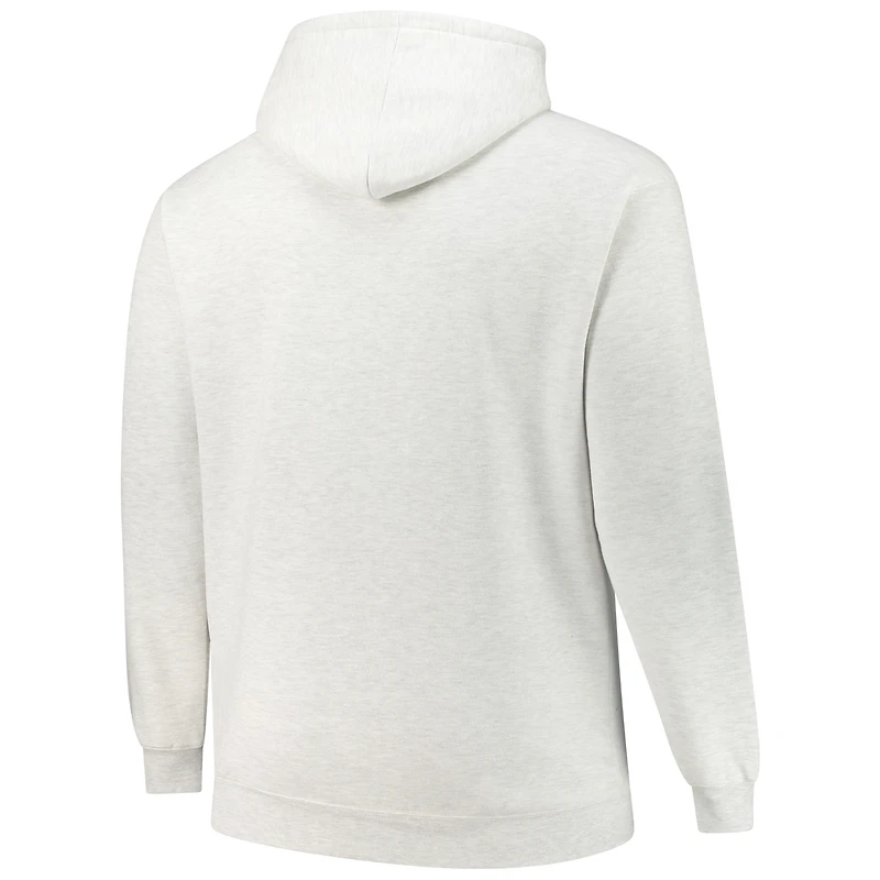 Sweat à capuche en polaire blanc Fanatics Pittsburgh Penguins pour hommes, grande taille