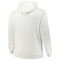 Sweat à capuche en polaire blanc Fanatics Pittsburgh Penguins pour hommes, grande taille