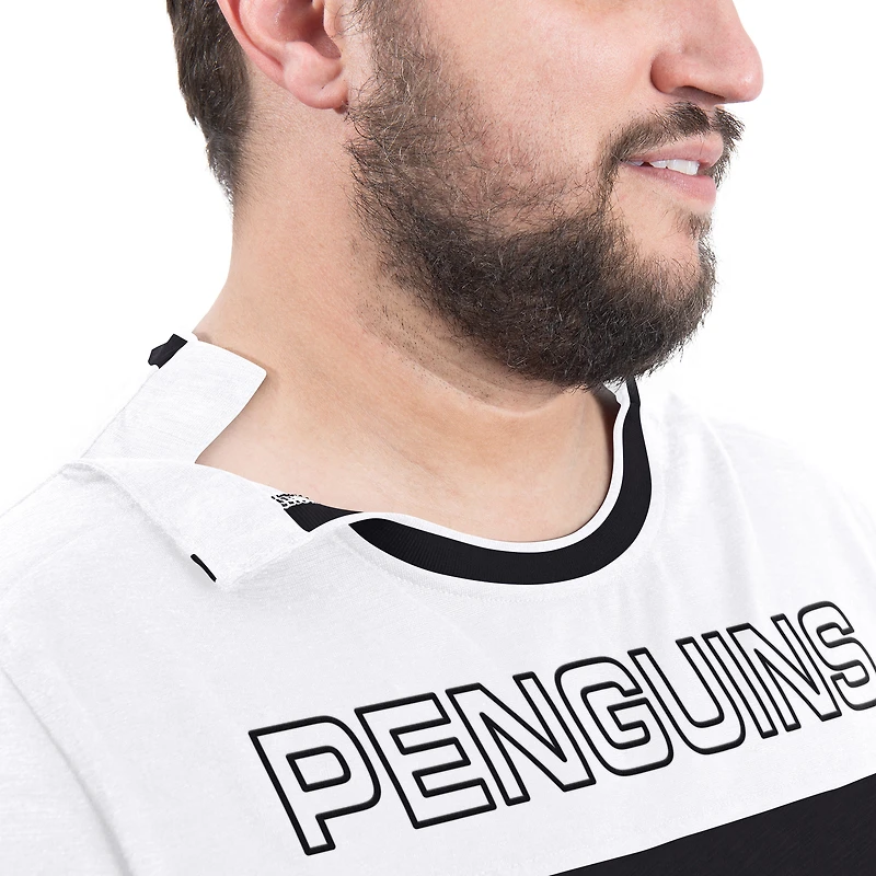 Men's G-III Sports by Carl Banks Black Pittsburgh Penguins Adaptive Wear Outlast Durene Long-Sleeve T-Shirt