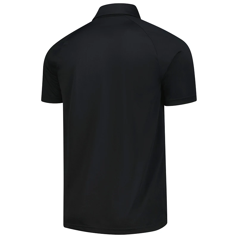 Polo Mason noir Levelwear pour homme des Penguins de Pittsburgh « Hockey Fights Cancer Draft Day »
