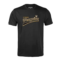 T-shirt rétro Richmond Team 2.0 pour homme Levelwear noir des Penguins de Pittsburgh