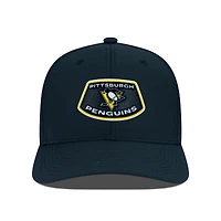 Casquette Rise Skylight Flex noire pour homme des Penguins de Pittsburgh Levelwear