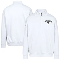 Men's Levelwear  White Pittsburgh Penguins Murray City Capsule Quarter-Zip Sweatshirt