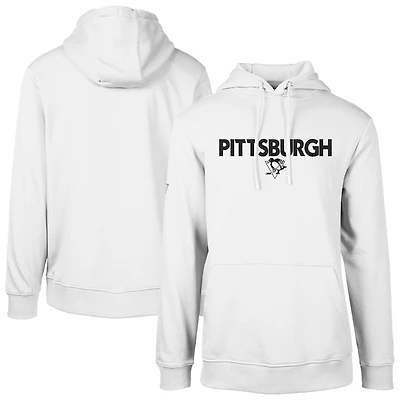 Men's Levelwear  White Pittsburgh Penguins Podium City Capsule Pullover Hoodie