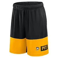 Men's Logo Athletic Black Pittsburgh Penguins Best of the Shorts