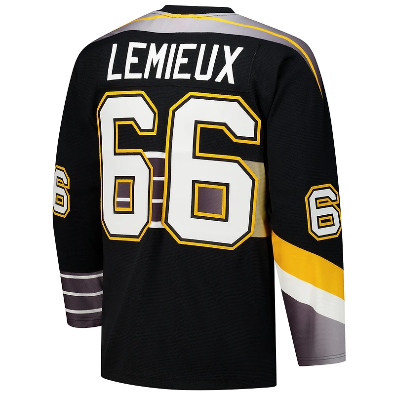 Men's Mario Lemieux Black Pittsburgh Penguins - Power Play Jersey