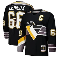 Men's Mario Lemieux Black Pittsburgh Penguins 1996-97 Power Play Jersey