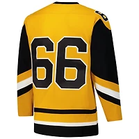 Maillot de jeu puissance Mario Lemieux Gold Pittsburgh Penguins 1984-85 pour homme