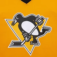 Maillot de jeu puissance Mario Lemieux Gold Pittsburgh Penguins 1984-85 pour homme