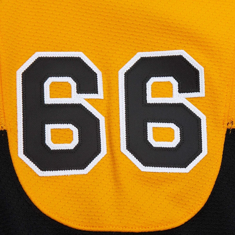 Maillot de jeu puissance Mario Lemieux Gold Pittsburgh Penguins 1984-85 pour homme
