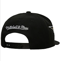Men's Mitchell & Ness Black Pittsburgh Penguins Double Trouble Lightning Snapback Hat
