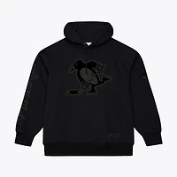 Sweat à capuche polaire Phantom noir Mitchell & Ness pour homme