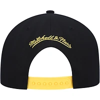 Men's Mitchell & Ness Black Pittsburgh Penguins Retro Lock Up Snapback Hat
