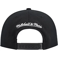 Men's Mitchell & Ness  Black Pittsburgh Penguins Team Snapback Hat