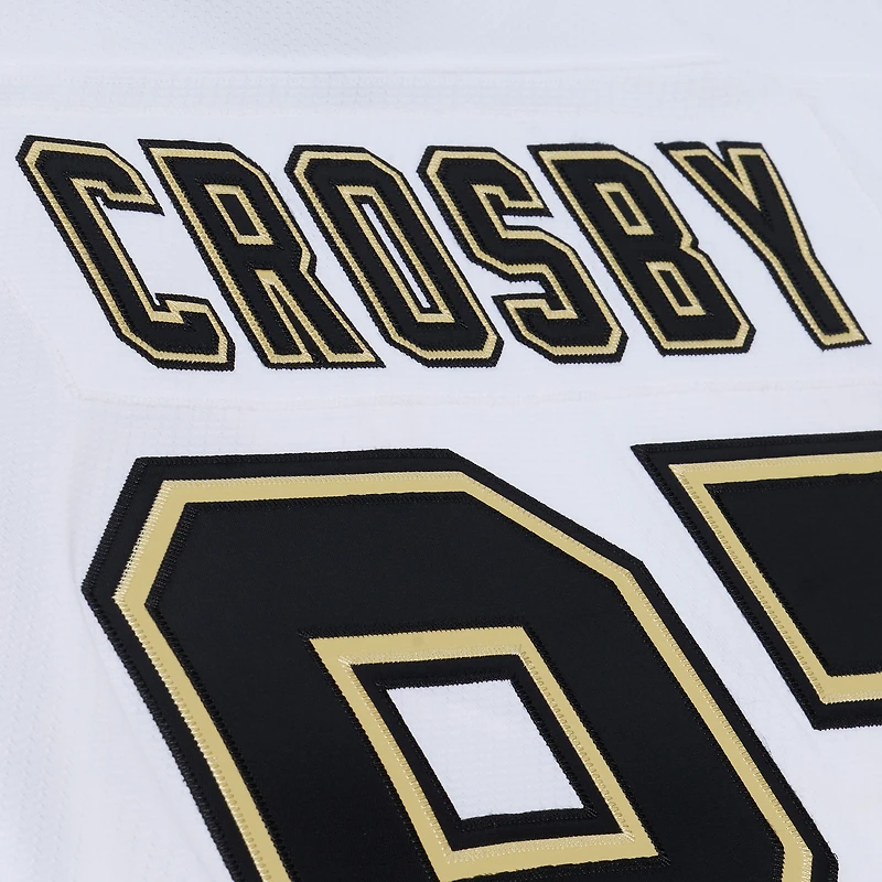 Men's Mitchell & Ness Sidney Crosby White Pittsburgh Penguins 2005 Power Play Jersey