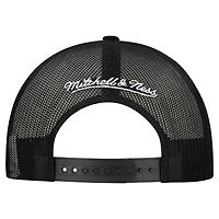 Casquette ajustable blanche/noire pour homme Mitchell & Ness Pittsburgh Penguins Gridlock Trucker