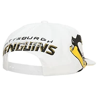 Casquette Snapback Pittsburgh Penguins In Your Face Deadstock blanche Mitchell & Ness pour homme