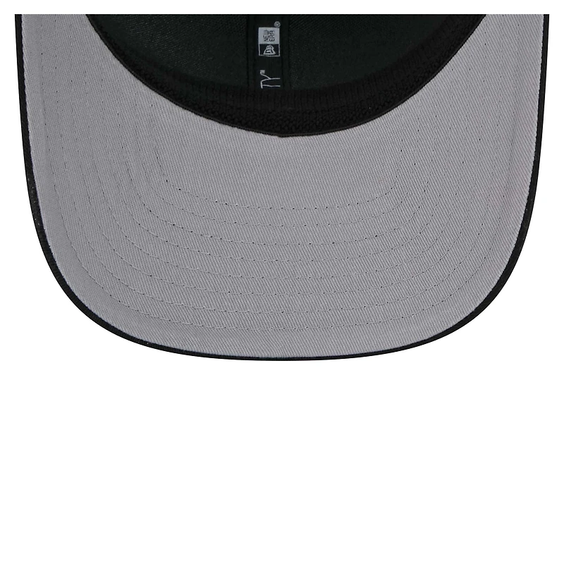 Casquette extensible à boutons-pression Core Trucker 9SEVENTY noire des Penguins de Pittsburgh de New Era pour homme