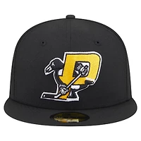 Casquette ajustée Deceptor 59FIFTY noire New Era pour homme des Penguins de Pittsburgh