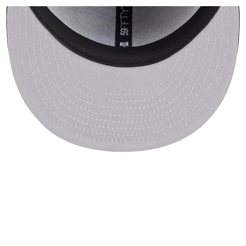 Casquette ajustée Deceptor 59FIFTY noire New Era pour homme des Penguins de Pittsburgh