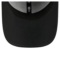 Casquette New Era Flex noire pour homme, logo des Penguins de Pittsburgh, modèle 39THIRTY.