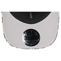 Casquette ajustable 9SEVENTY noire New Era pour homme avec visière mascotte des Penguins de Pittsburgh